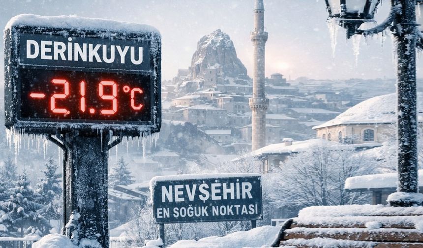 Nevşehir’in En Soğuk Noktası Belli Oldu: Eksi 21,9
