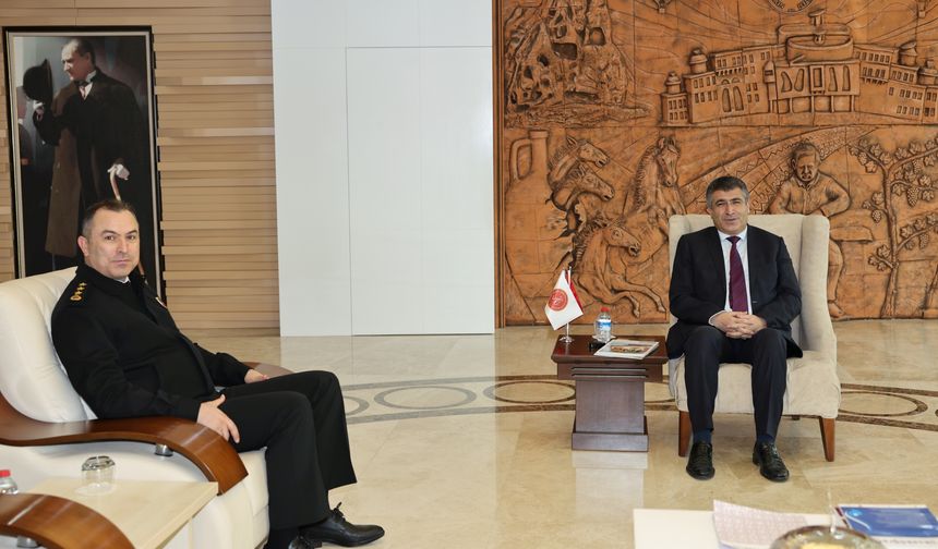 JAKEM Komutanı Albay Fırat’tan Rektör Aktekin’e Ziyaret