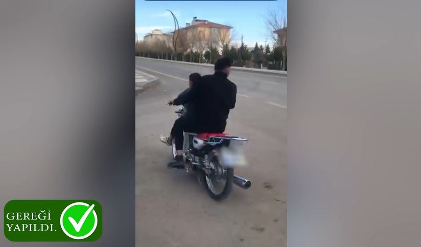 Derinkuyu'da Tehlikeli Sürüş Pahalıya Patladı