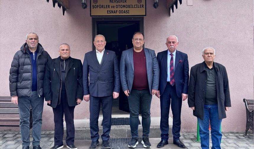 CHP Nevşehir İl Başkanı Yumuş’tan Esnaf Odalarına Hayırlı Olsun Ziyareti