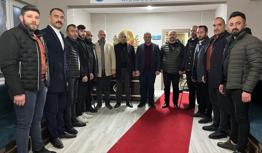 Nevşehir Ülkü Ocakları’nda Ali Türker’den Uçar’a Tebrik
