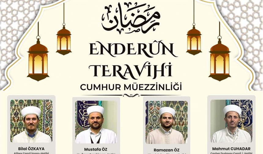 Nevşehir’de Ramazan Boyunca Enderun Teravih Programı Başlıyor