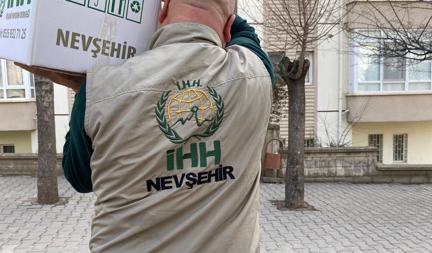 İHH Nevşehir’deki ihtiyaç sahiplerinin yanında
