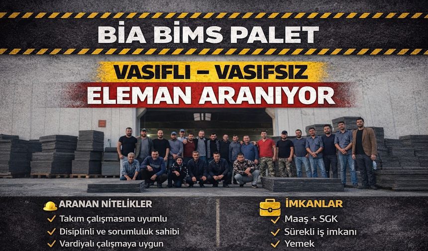 Bia Bims Palet'e çalışma arkadaşları aranıyor