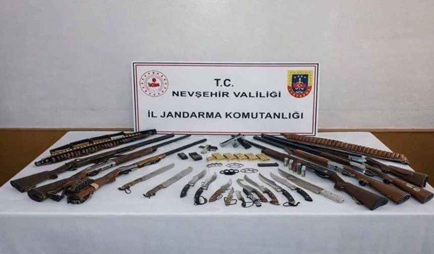 Nevşehir’de Bireysel Silahlanmaya Darbe