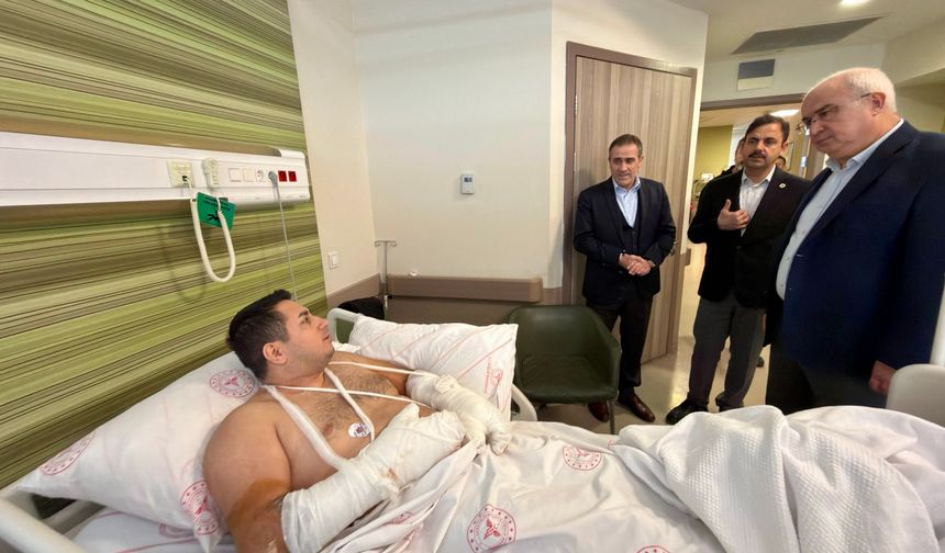 Nevşehir’de Polis Memuruna Geçmiş Olsun