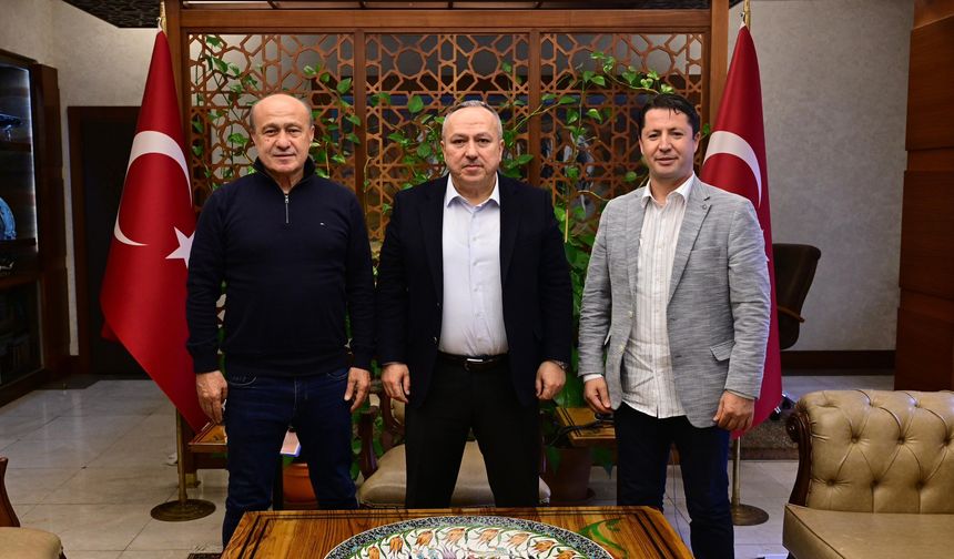 Eski Hakem Mutlu Çelik’ten Vali Fidan’a Ziyaret