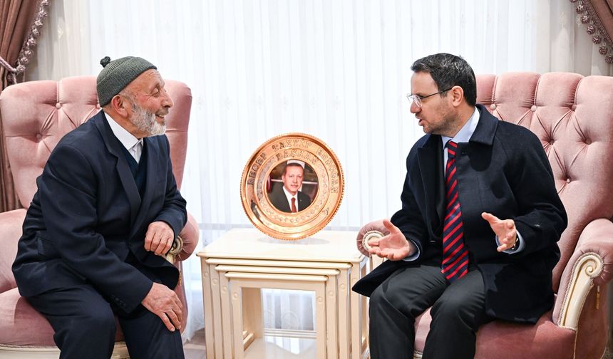 Bakan Gürlek’ten Nevşehir’de en yaşlı üye ziyareti