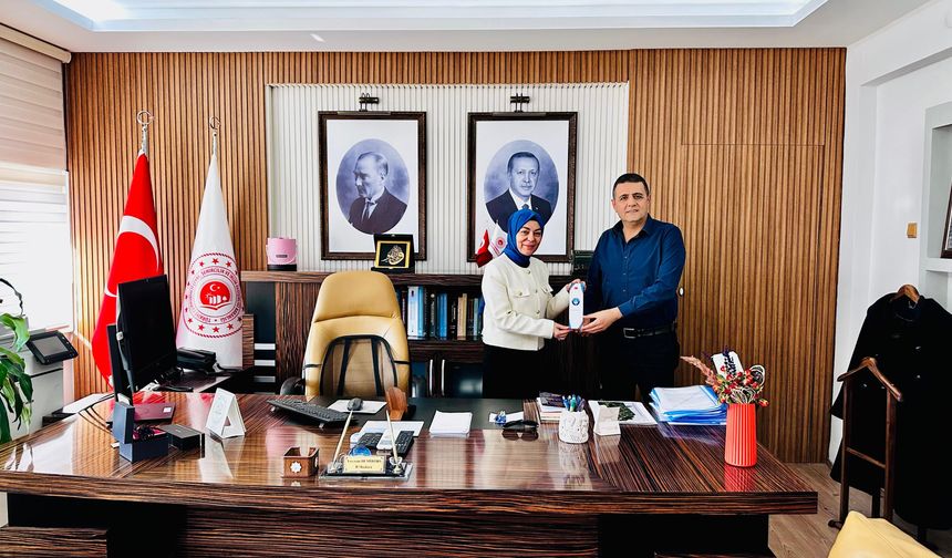 Türk İmar-Sen Nevşehir Temsilcisi Şahin’den İl Müdürü Demirörs’e Ziyaret