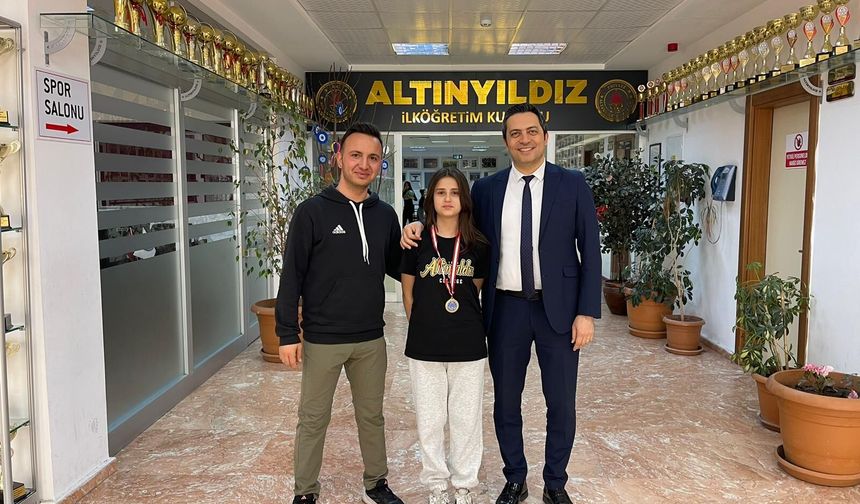 Altınyıldızlı Öğrenci Taekwondo’da Nevşehir 1.'si