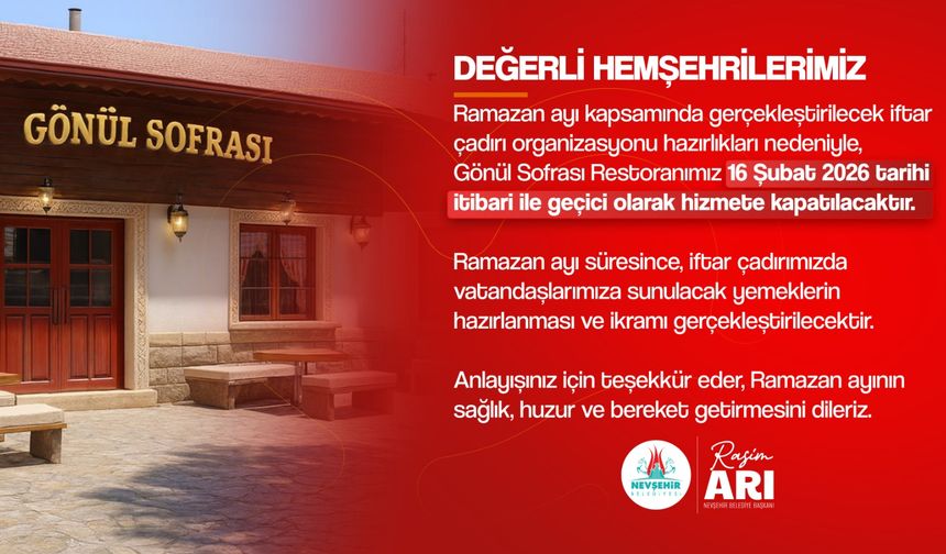 Ramazan’da gönül sofrası kuruluyor