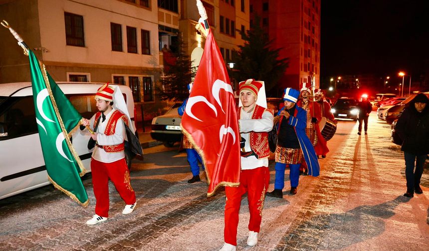 Nevşehir’de ilk sahurda mehteran geleneği