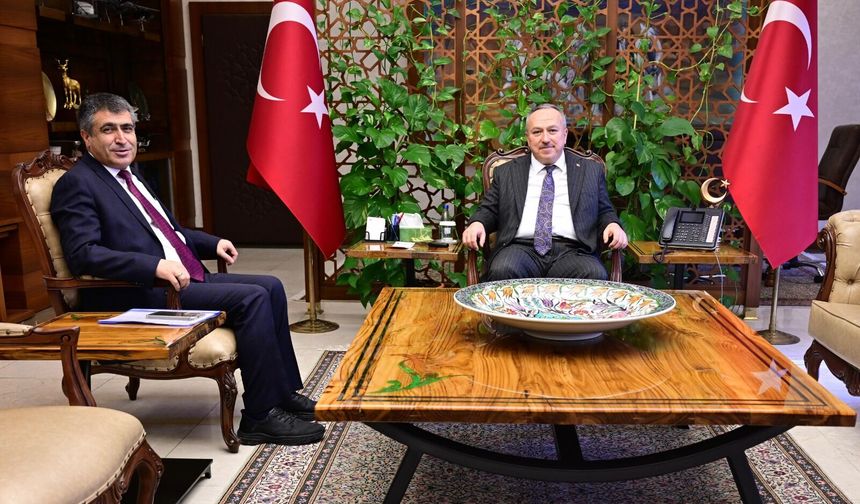 Rektör Prof. Dr. Semih Aktekin’den Nevşehir Valisi Ali Fidan’a Ziyaret