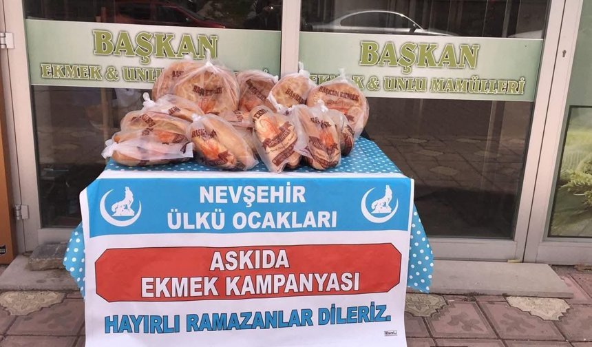 Nevşehir Ülkü Ocakları’nda “Askıda Ekmek” geleneği