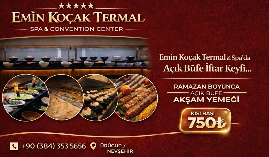 Emin Koçak Termal’de Açık Büfe İftar Keyfi
