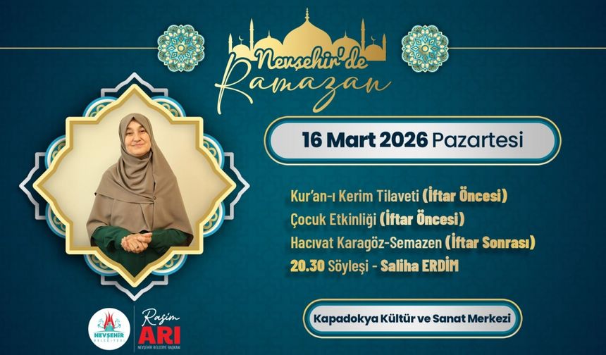 Nevşehir Belediyesi’nden “Saliha Erdim” Söyleşisi