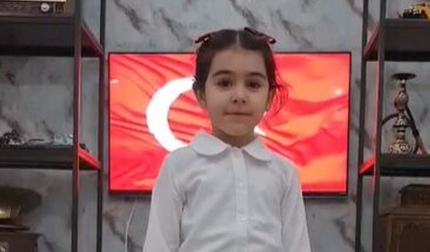 Nevşehirli Minik Almila’dan Çanakkale Şehitlerine Duygulandıran Şiir