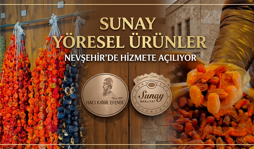 Sunay Yöresel Ürünler Hizmete Açılıyor