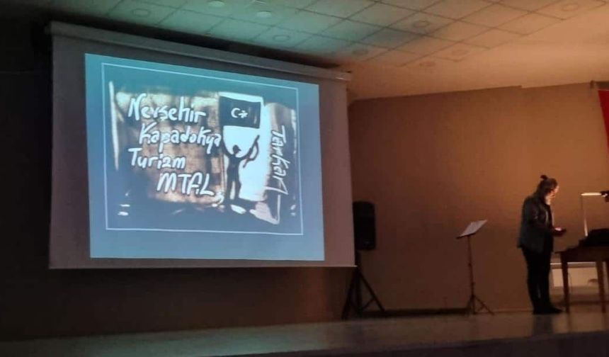 Kapadokya Turizm MTAL’da Kum Sanatı ve Şiir Dinletisi