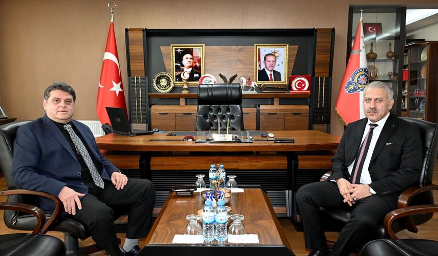 Nevşehirli Başmüfettiş Atseven’den Emniyet Müdürü Karaman’a Ziyaret
