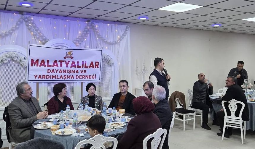Nevşehir Avanos’ta Malatyalılar Ramazan Sofrasında Buluştu