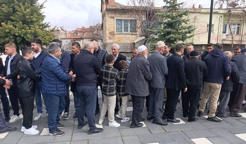 Nevşehir'de en uzun bayramlaşma kuyruğu