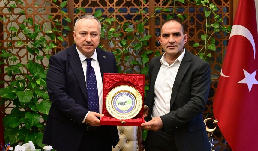 Vali Fidan, Süt Birliği ve Genç Nevşehirliler Derneği İle Görüştü