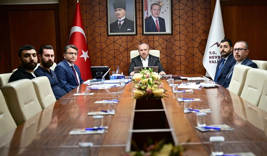 Nevşehir İl Özel İdaresi yatırım toplantısı yapıldı