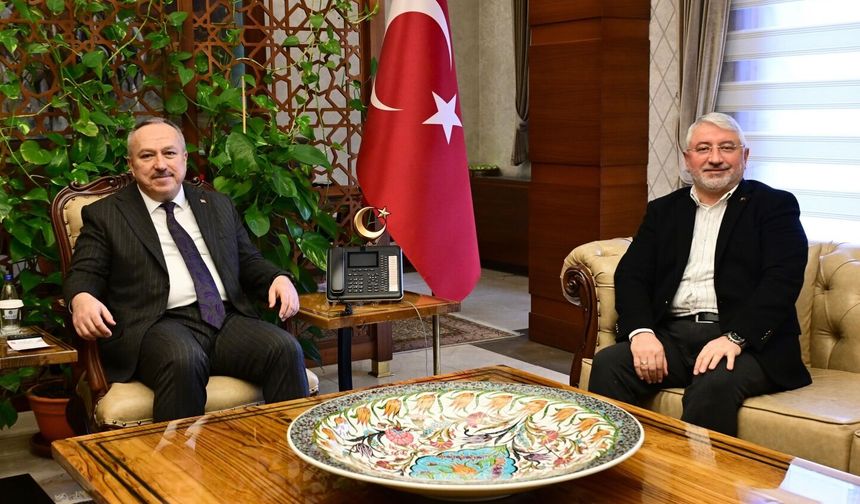 Çorum Belediye Başkanı'ndan Vali Fidan’a ziyaret