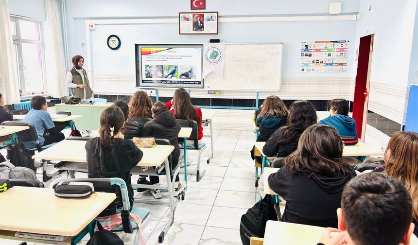 Nevşehir’de Öğrencilere Yaban Hayatı ve Doğa Eğitimi