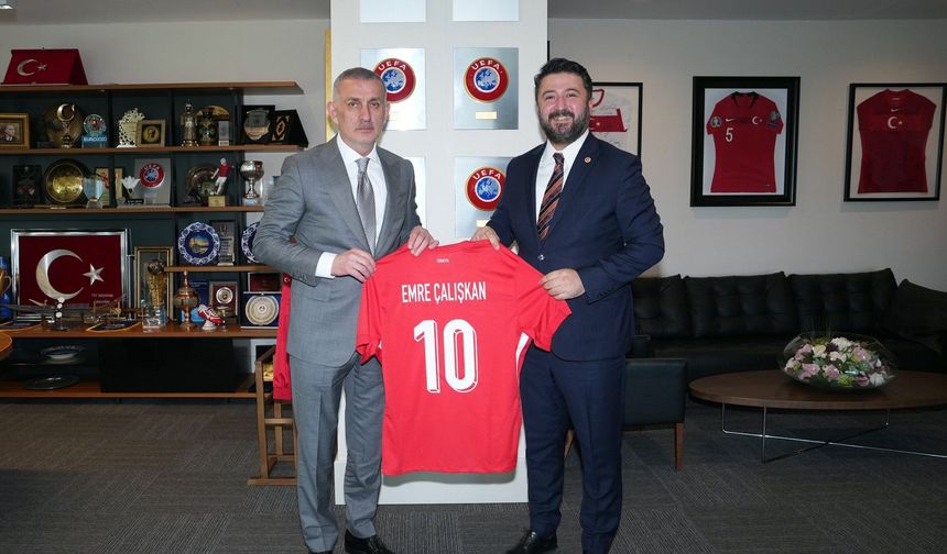 Çalışkan’dan TFF Başkanı Hacıosmanoğlu ziyareti