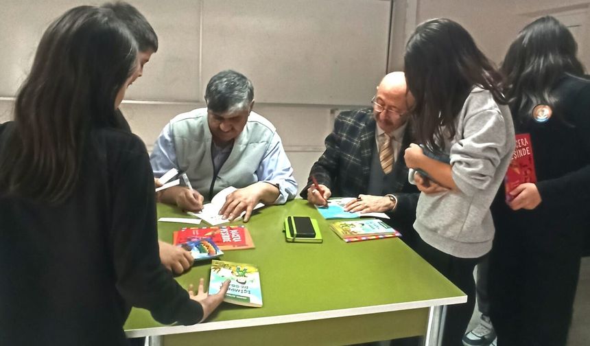 Yazar Özdem ve Aytekin, Ürgüp’te Öğrencilerle Buluştu