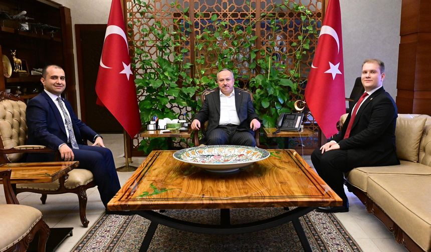 Nevşehir Valisi Fidan Makamında Önemli Ziyaretçileri Ağırladı