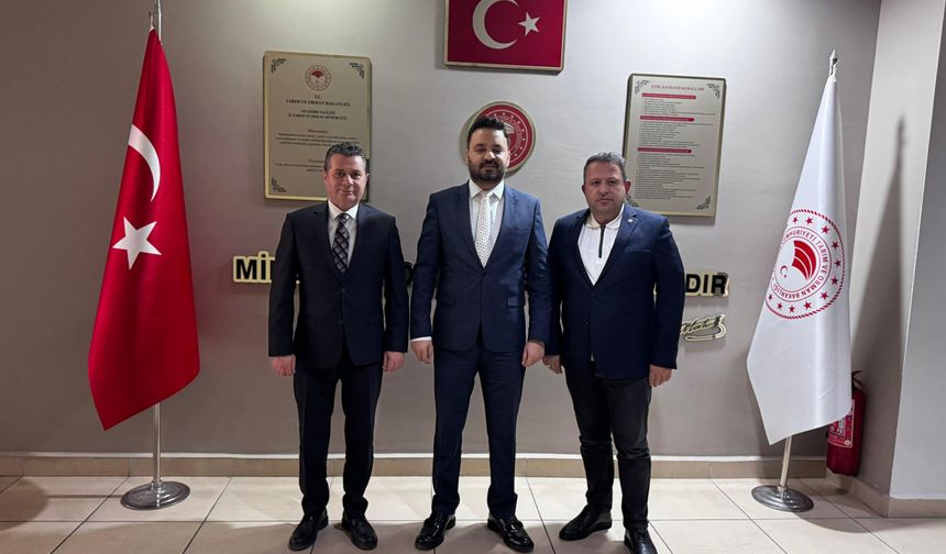 AK Parti İl Başkanı Aygün’den Tarım ve Orman İl Müdürü Memiş’e Ziyaret