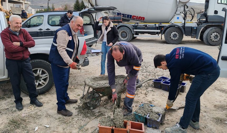 Hazır Beton Kalitesi Nevşehir’de Laboratuvarda Test Edilecek