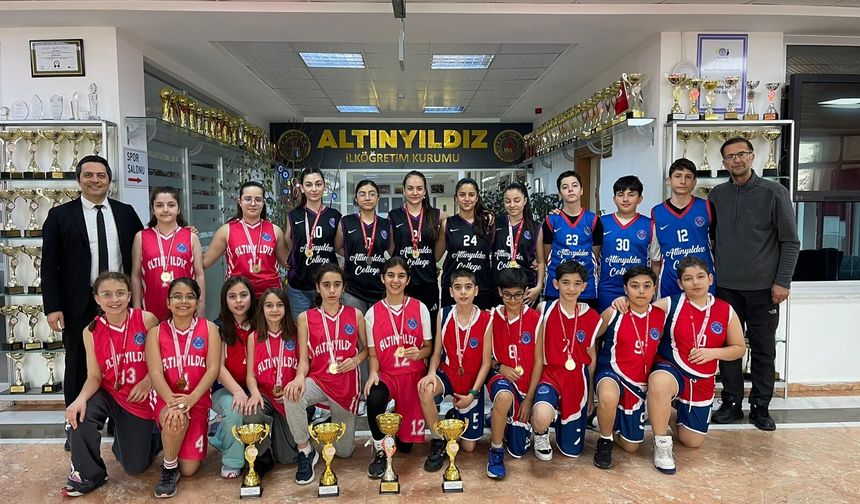 Basketbolda Şampiyon Altınyıldız İlköğretim Kurumu