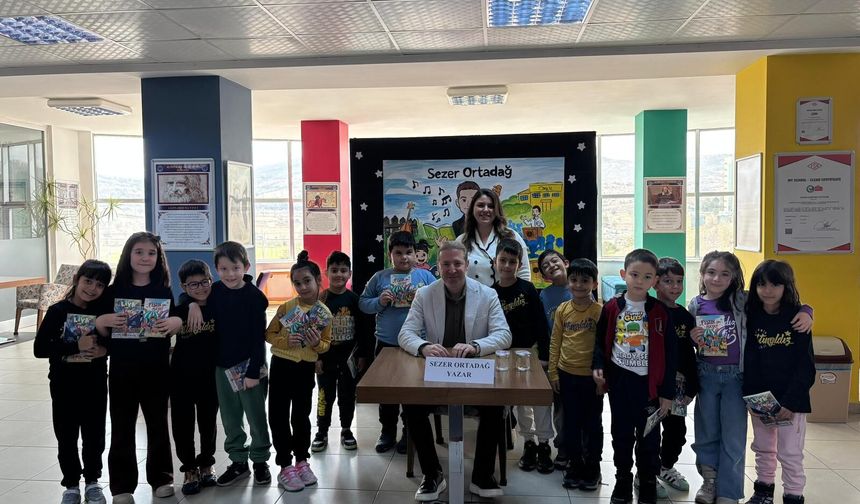 Altınyıldız İlköğretim Kurumunda Yazar Sezer Ortadağ Öğrencilerle Buluştu