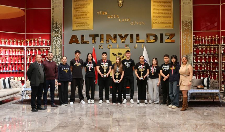 Basketbolda Şampiyon Altınyıldız Koleji