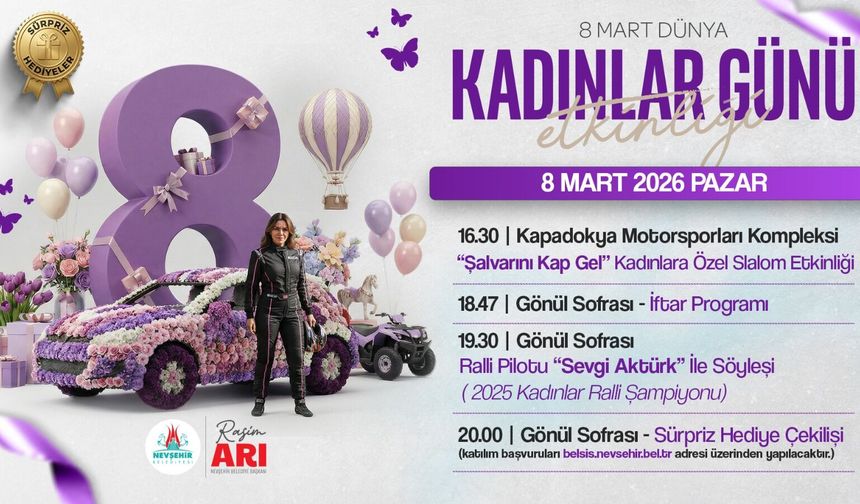 Nevşehir'de 8 Mart’a Özel “Kadınlar Günü”