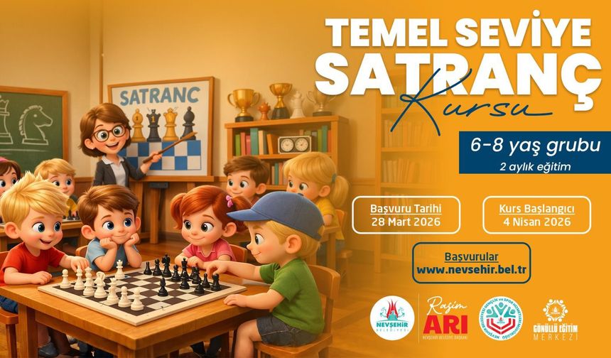 Nevşehir’de Çocuklara Satranç Eğitim Fırsatı