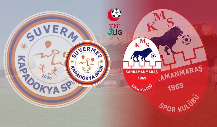Suvermez Kapadokya Spor 1-1 Kahramanmaraşspor! Maç Sonucu