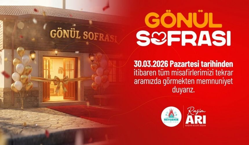 Gönül Sofrası Restoran Kapılarını Açıyor