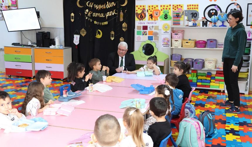 İl Milli Eğitim Müdürü Yusuf Yazıcı’dan Anaokullarına Ramazan Ziyareti