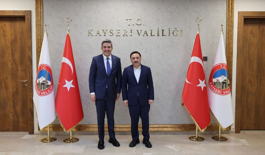 Kapadokya Alan Başkanı Aslanbay’dan Kayseri Valisi Çiçek’e Ziyaret