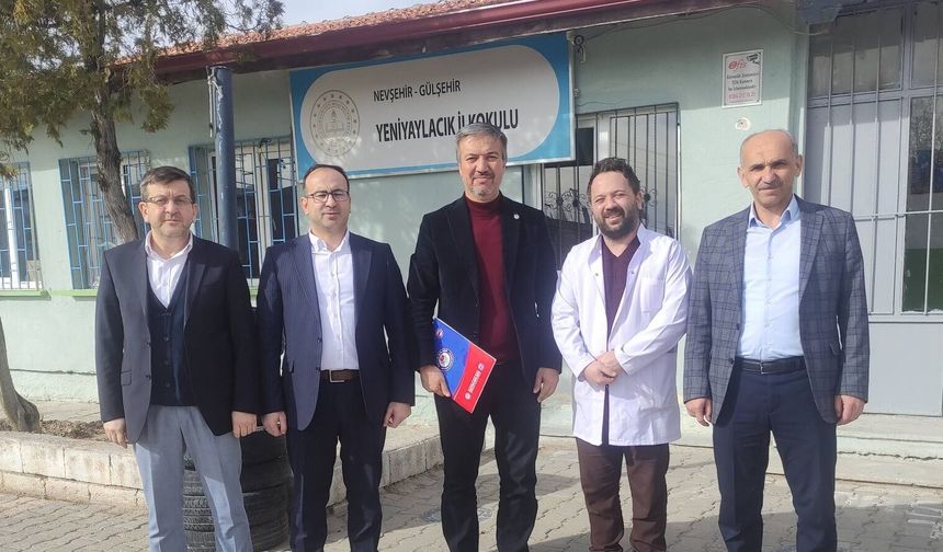 Eğitim-Bir-Sen’den Gülşehir’de Okul Ziyaretleri