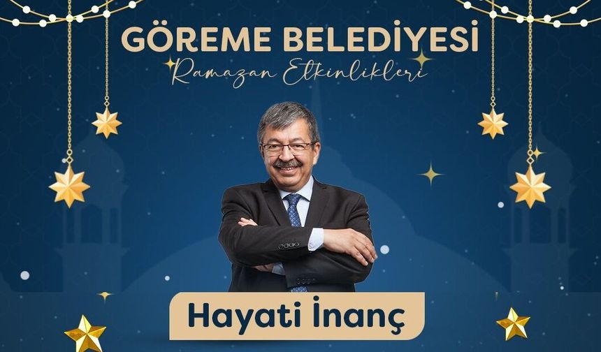 Hayati İnanç, Ramazan Etkinliğinde Göreme’de