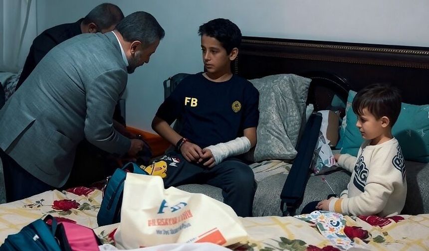 Nevşehirli yetim kalan çocuklara destek ziyareti