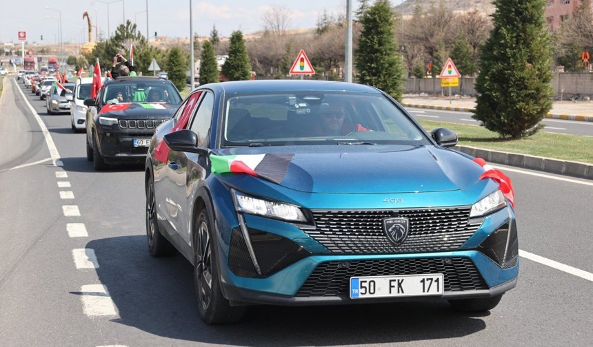 Nevşehir’den Filistin’e destek konvoyu