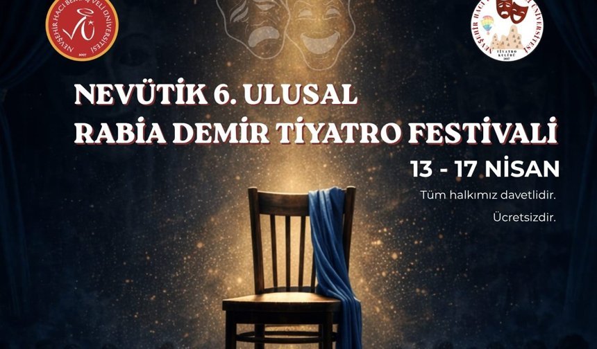 NEVÜ Tiyatro Kulübü’nden “6. Ulusal Rabia Demir Tiyatro Festivali”