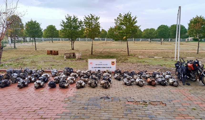 Şase Numarası Kazınmış Motorlar Yakalandı